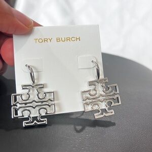 TORY BURCH-• Britten Small Logo Drop Earrings